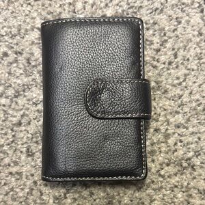 Black Leather Wallet